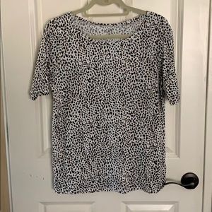 Loft Leopard Blouse